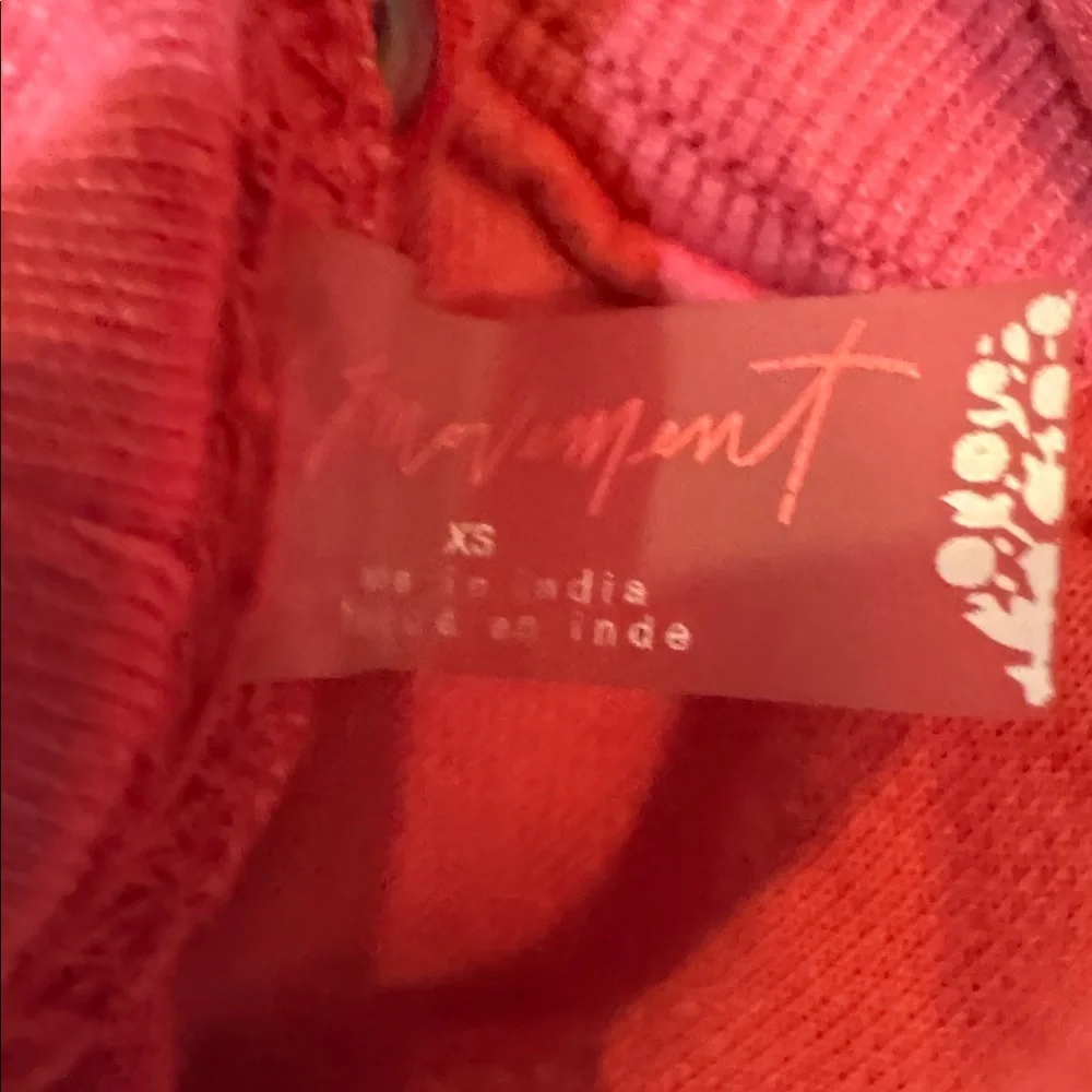 Free People Sprint To The Finish Hoodie/Winter Berry - Picture 8 of 9